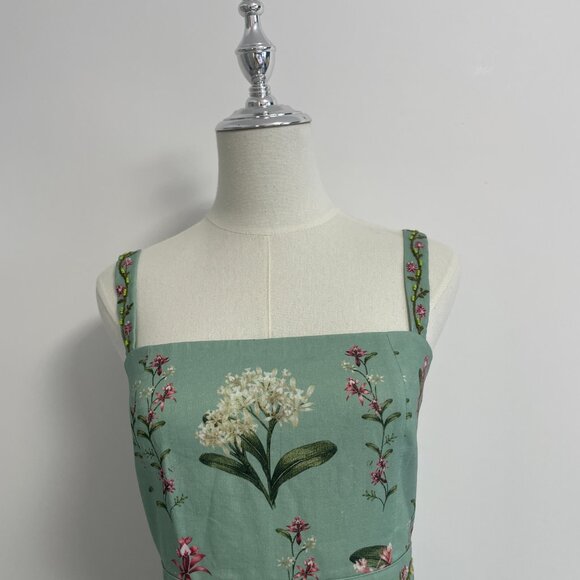 Agua By Agua Bendita Green Floral Maxi Dress - Picture 5 of 11